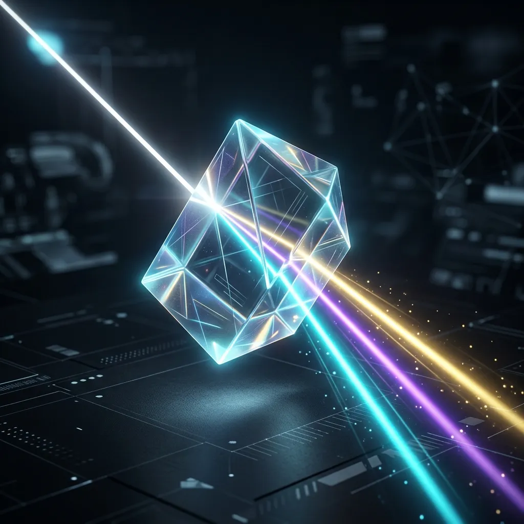 Abstract tech illustration of FLARE-AI vulnerability reporting and security network.