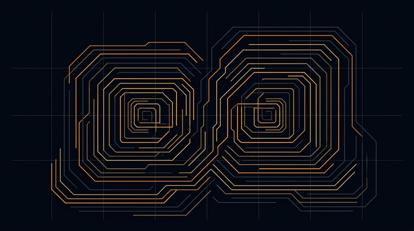 Minimalist dark slate blueprint schematic illustrating Cohere Embed 5 dual-tier asymmetric vector embedding and Matryoshka retrieval architecture.